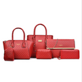 6-Piece Mother-Daughter Bag Set with Designer Handbags