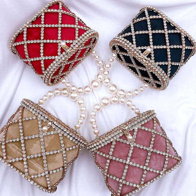 Diamond Studded Party Handbags