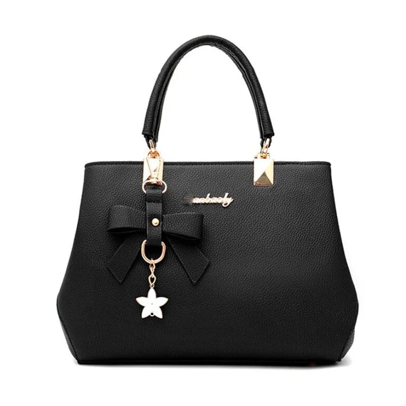 New  Elegant Shoulder Bag for Women | Luxury Designer Handbags | Plum Bowknot Sweet Messenger Crossbody Bag