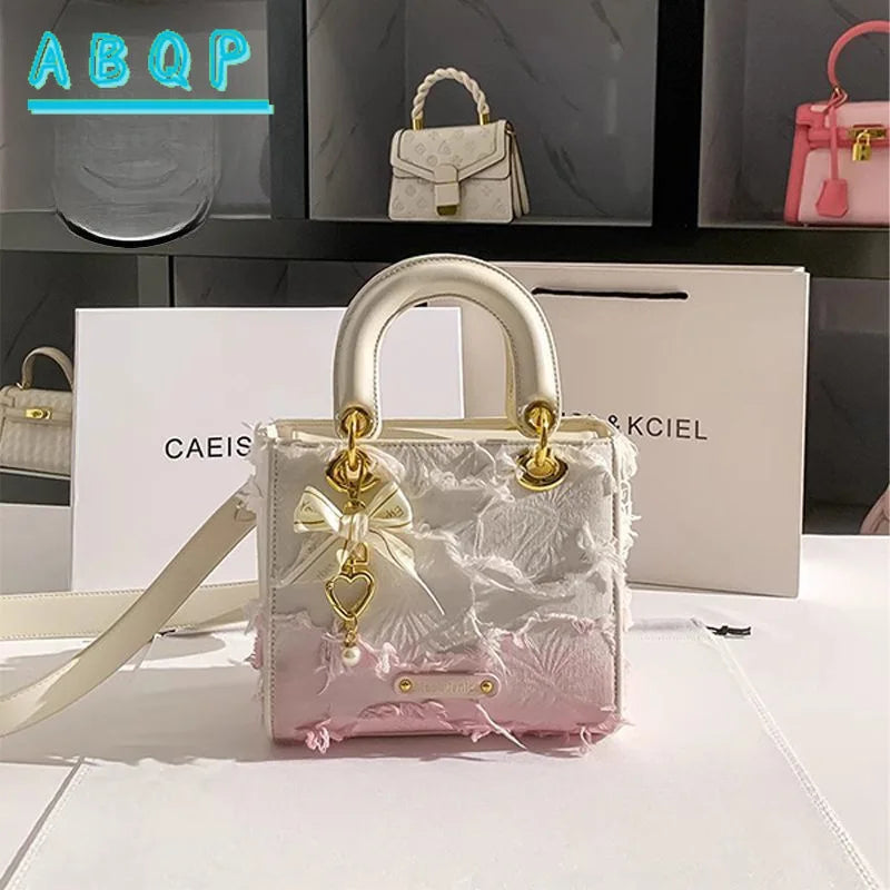 Women's Handbag Elegant Synthetic Crossbody | Golden-Tone Hardware Closure 2026 New Design for Parties Luxury Shoulder Purse