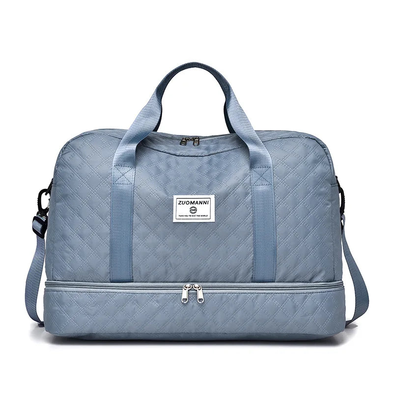 Lightweight Luggage Bag | Large Capacity Travel Duffle Bag | Gym Tote Bags | Shoulder Weekender Overnight Bag