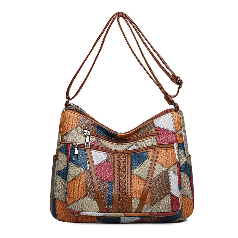 Women's Elegant Vintage Crossbody Bag | Trendy HandBag Fashion Multi-pockets | Shoulder Bag All-match Retro Crossbody Bag