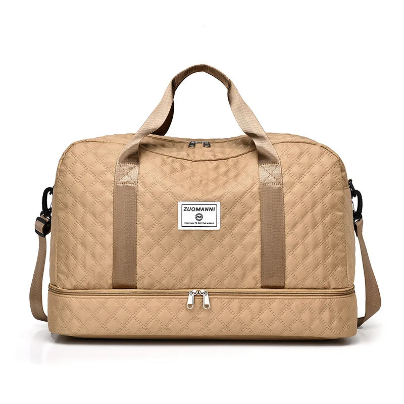 Lightweight Luggage Bag | Large Capacity Travel Duffle Bag | Gym Tote Bags | Shoulder Weekender Overnight Bag
