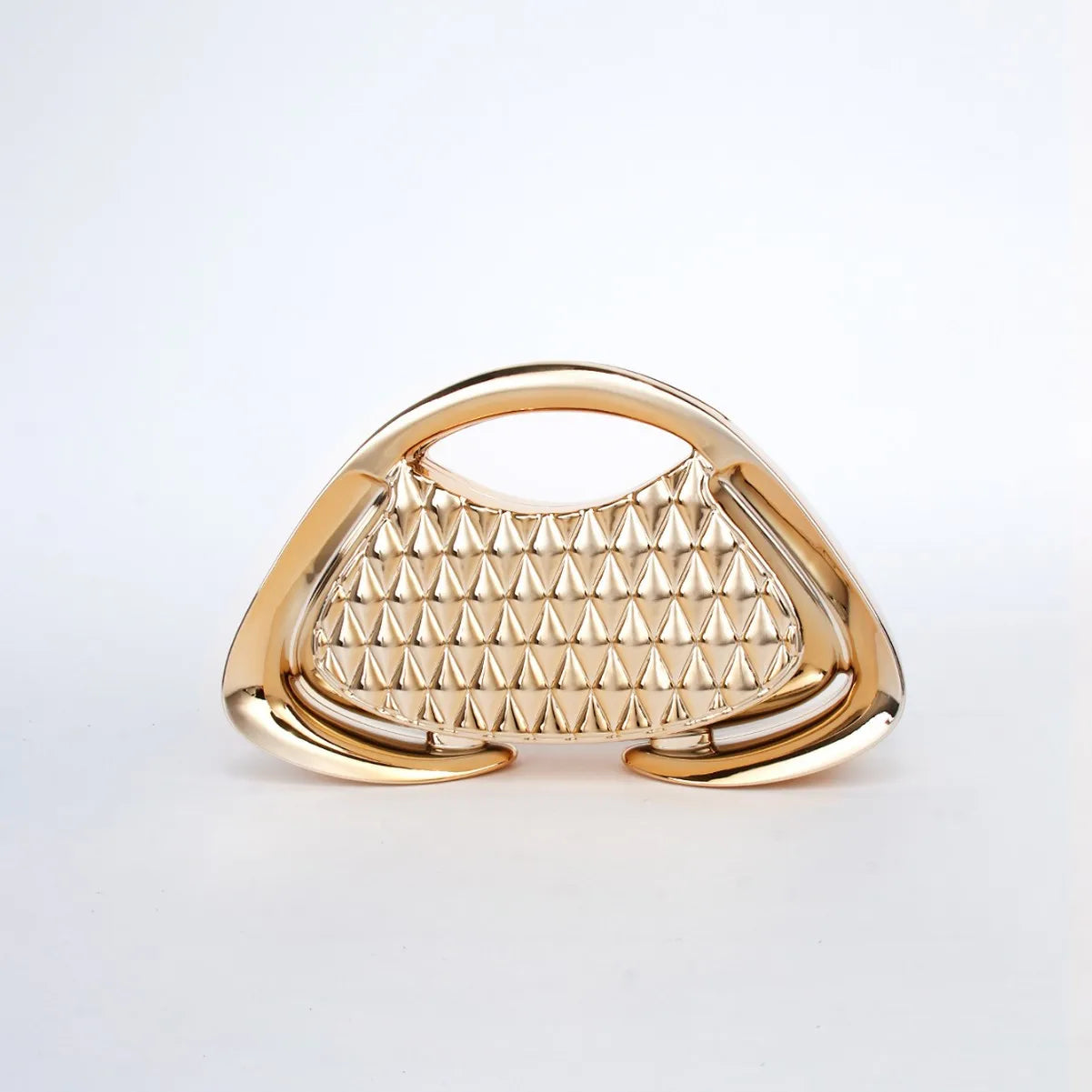 Luxury Handbags For Women | Metallic Chain Crossbody Bag | Acrylic Clip Bag | Elegant Evening Party Wallet Mesh Trapezoidal Handbag