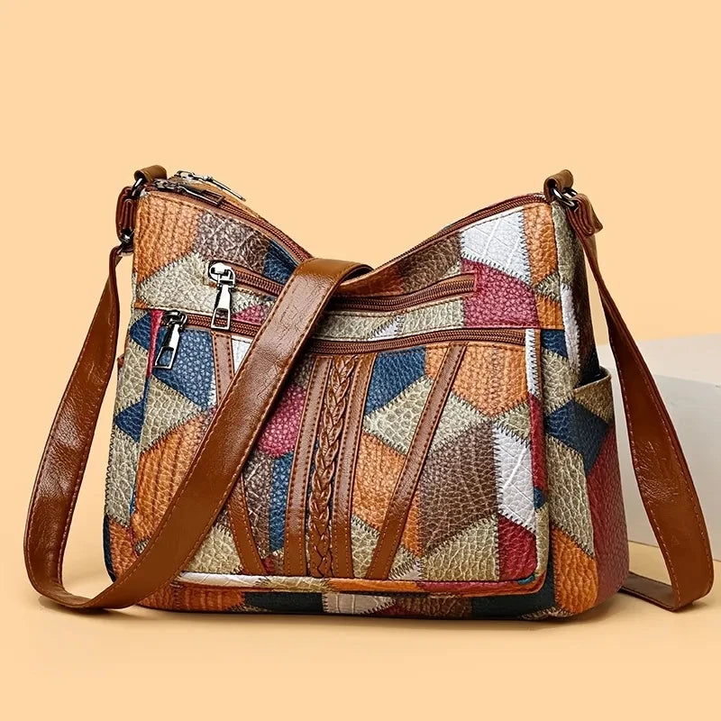 Women's Elegant Vintage Crossbody Bag | Trendy HandBag Fashion Multi-pockets | Shoulder Bag All-match Retro Crossbody Bag