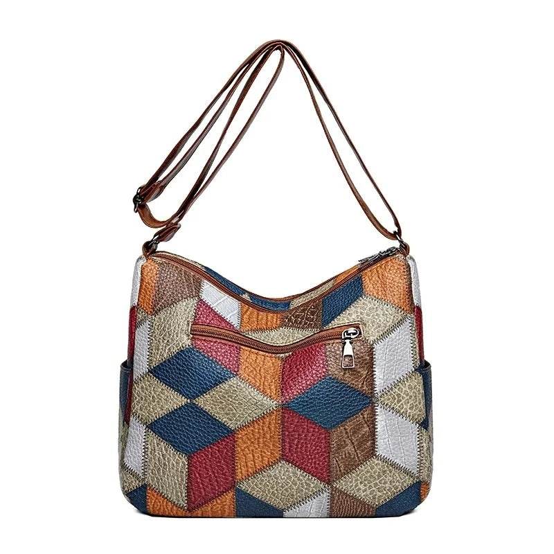 Women's Elegant Vintage Crossbody Bag | Trendy HandBag Fashion Multi-pockets | Shoulder Bag All-match Retro Crossbody Bag