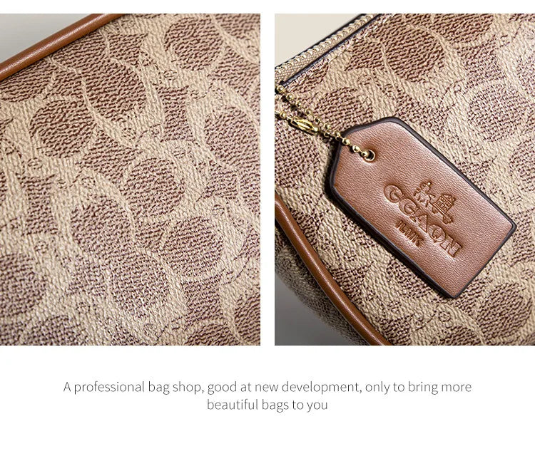 Classic Vintage Ladies Crossbody Handbag | High-End Women's Underarm Shoulder Bag | Elegant Designer Leather Messenger Bag For Women