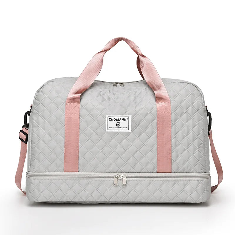 Lightweight Luggage Bag | Large Capacity Travel Duffle Bag | Gym Tote Bags | Shoulder Weekender Overnight Bag