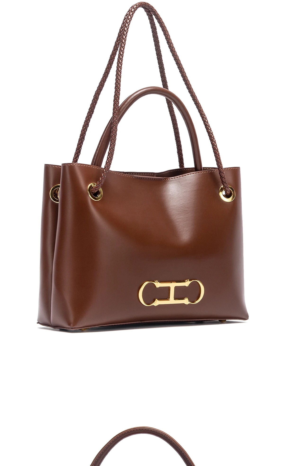 Black minimalist Tote Bag dual-use commuting Women's bag