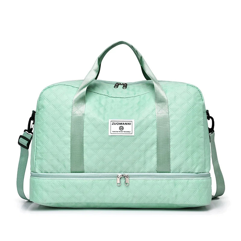 Lightweight Luggage Bag | Large Capacity Travel Duffle Bag | Gym Tote Bags | Shoulder Weekender Overnight Bag