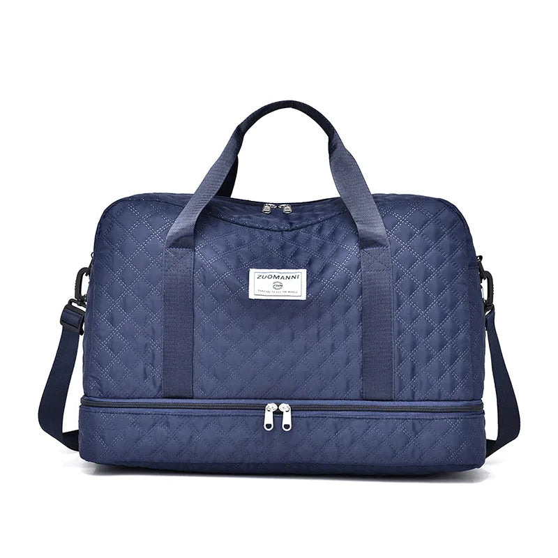 Lightweight Luggage Bag | Large Capacity Travel Duffle Bag | Gym Tote Bags | Shoulder Weekender Overnight Bag