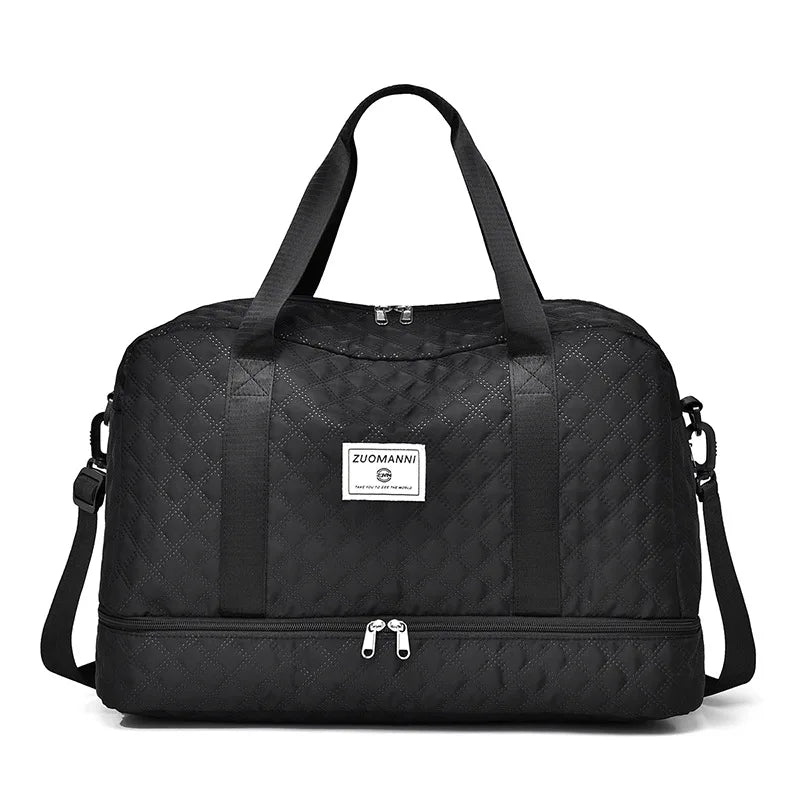 Lightweight Luggage Bag | Large Capacity Travel Duffle Bag | Gym Tote Bags | Shoulder Weekender Overnight Bag