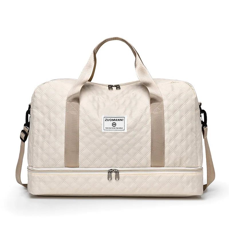 Lightweight Luggage Bag | Large Capacity Travel Duffle Bag | Gym Tote Bags | Shoulder Weekender Overnight Bag