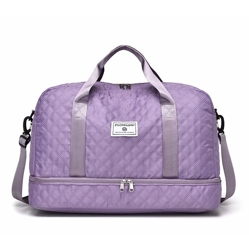 Lightweight Luggage Bag | Large Capacity Travel Duffle Bag | Gym Tote Bags | Shoulder Weekender Overnight Bag