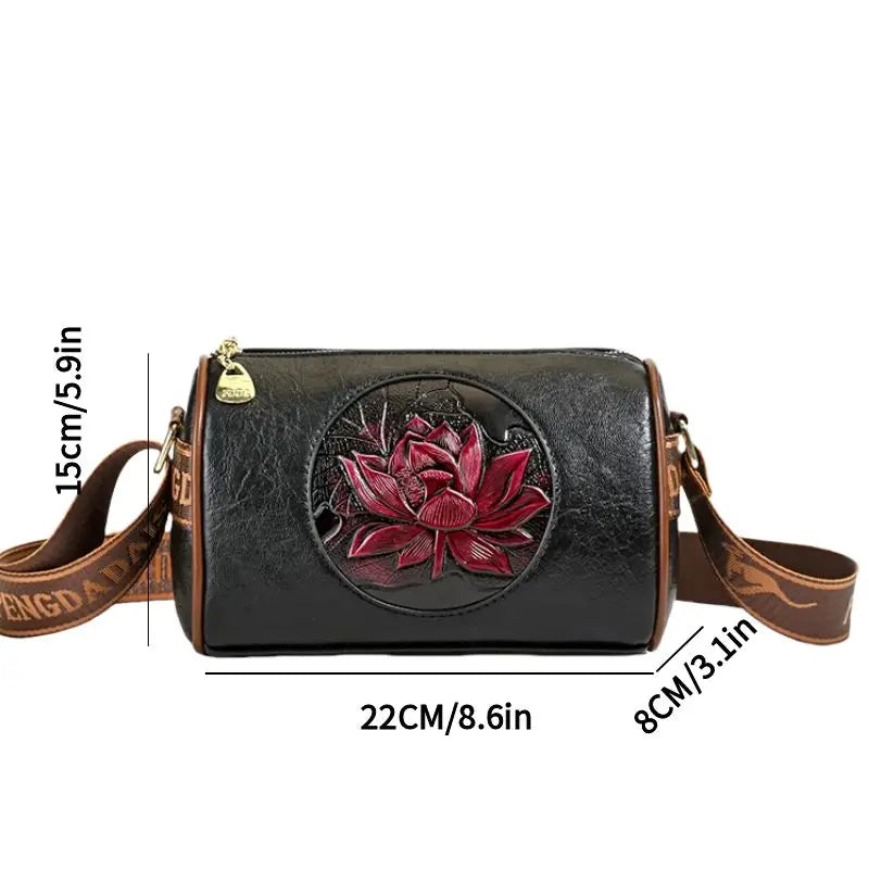 Casual Women Handbag | Soft Leather Shoulder Crossbody Bags for Women | Fashion Print Ladies Messenger Tote Bag
