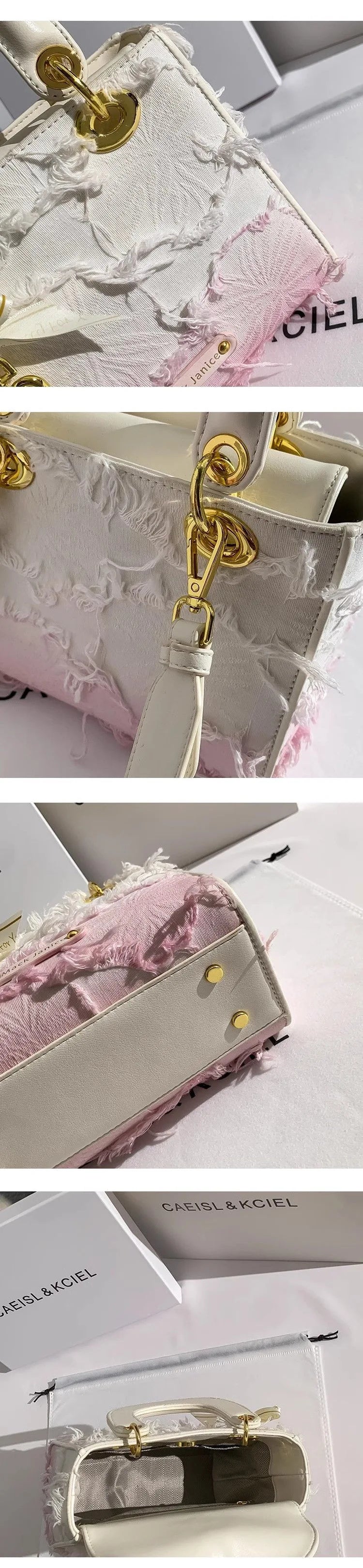 Women's Handbag Elegant Synthetic Crossbody | Golden-Tone Hardware Closure 2026 New Design for Parties Luxury Shoulder Purse